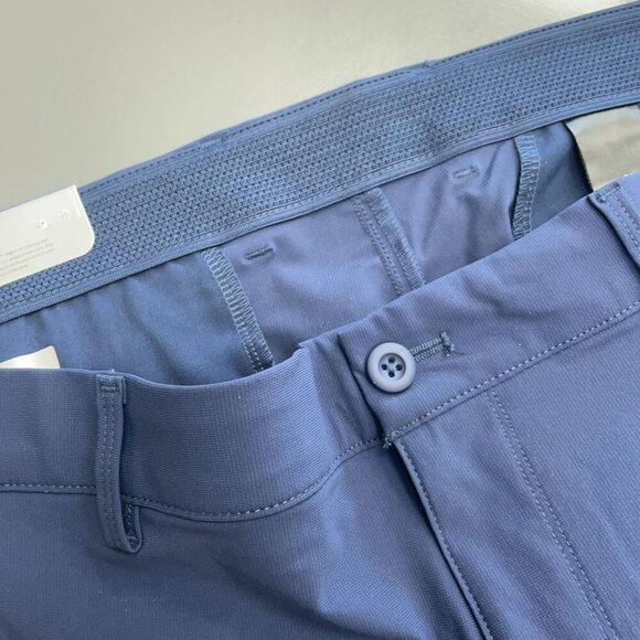 NEW Greg Norman Navy Stretch Shorts Men's 36 Size M Comfort Stretch Waistband - Picture 6 of 7